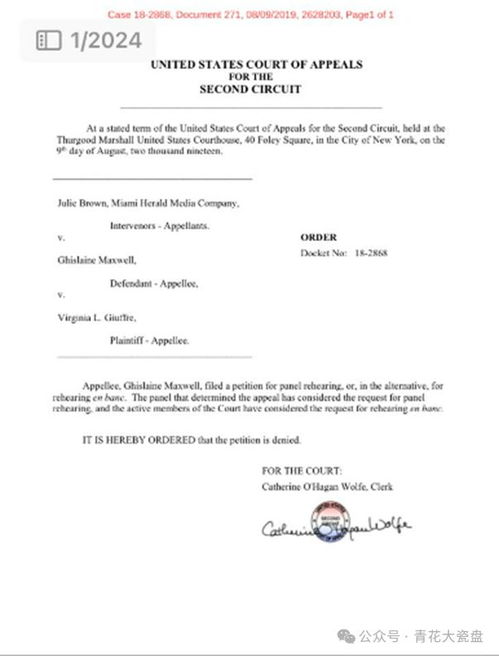 美公布爱泼斯坦案文件百页被涂黑