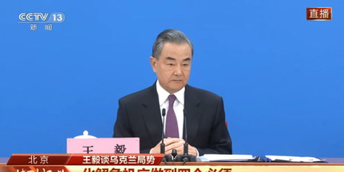 王毅称乌克兰危机本可避免
