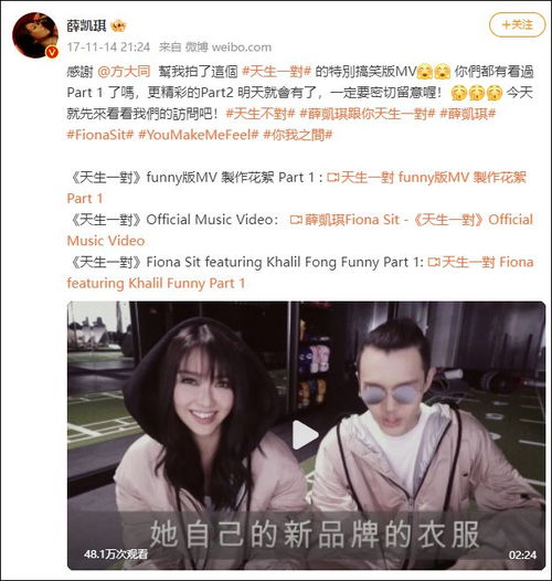 方大同去世后 薛凯琪首次发声