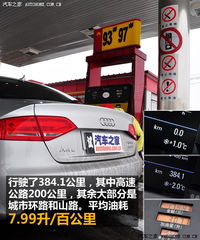 汽车耗油多少省油