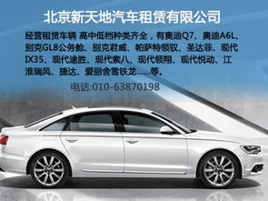 汽车租赁一般多少钱一天
