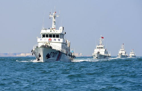 日本多艘船只闯钓鱼岛 中国海警出手