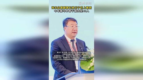 海关总署原副署长孙玉宁被逮捕