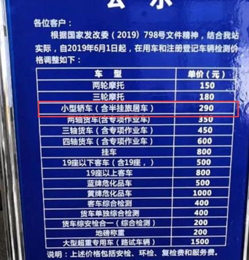 房山汽车年检价格是多少