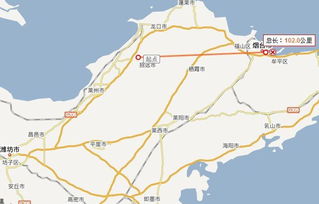 招远到潍坊汽车多少公里