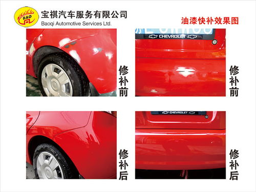 汽车店补漆多少钱