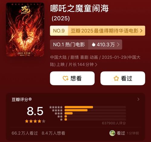 《哪吒2》票房单日冠军易主