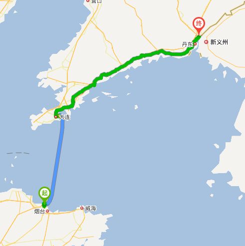 荣成到烟台汽车多少公里