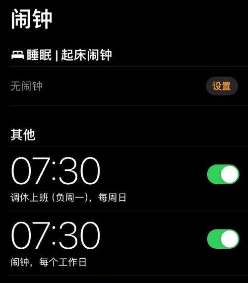 iPhone闹钟不能识别调休?苹果回应