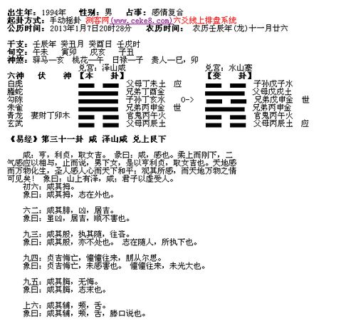 上兑下震测姻缘(上兑下震详解)