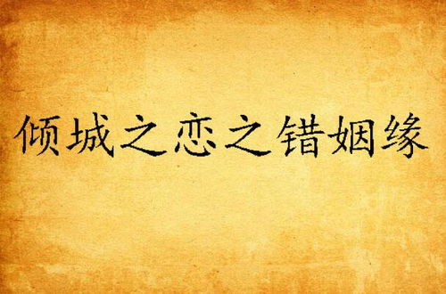 错成姻缘(错恋姻缘)