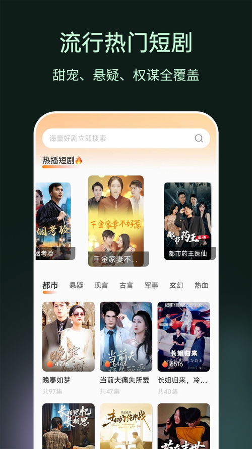 热播短剧程序有哪些软件：热门短剧