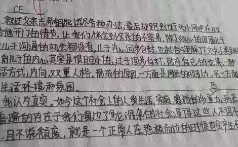 儿子以去世父亲为题作文，高考653分，笔尖下的深情与奋斗